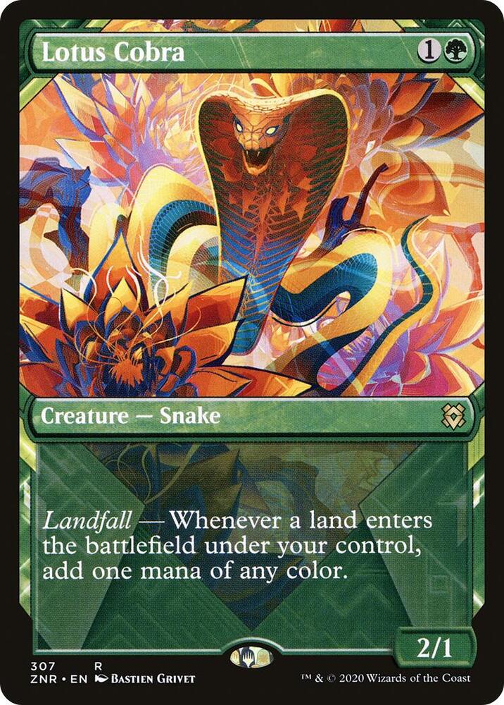 Lotus Cobra (Showcase) - Zendikar Rising (ZNR) NM