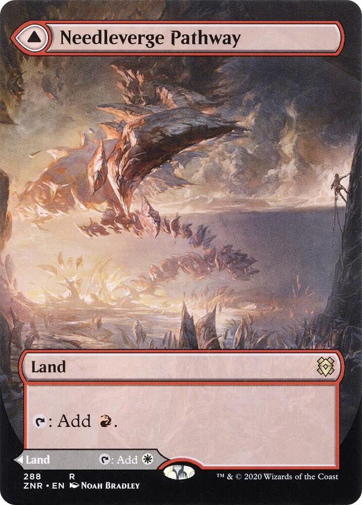 Needleverge Pathway (Borderless) - Zendikar Rising (ZNR) NM