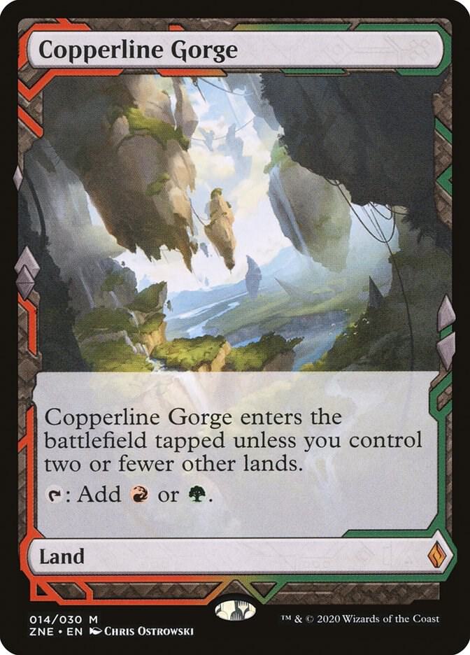 Copperline Gorge - Zendikar Rising Expeditions (ZNE) NM