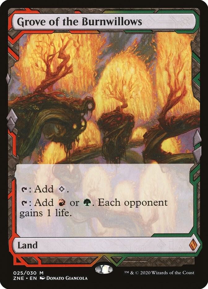 Grove of the Burnwillows - Zendikar Rising Expeditions (ZNE) NM