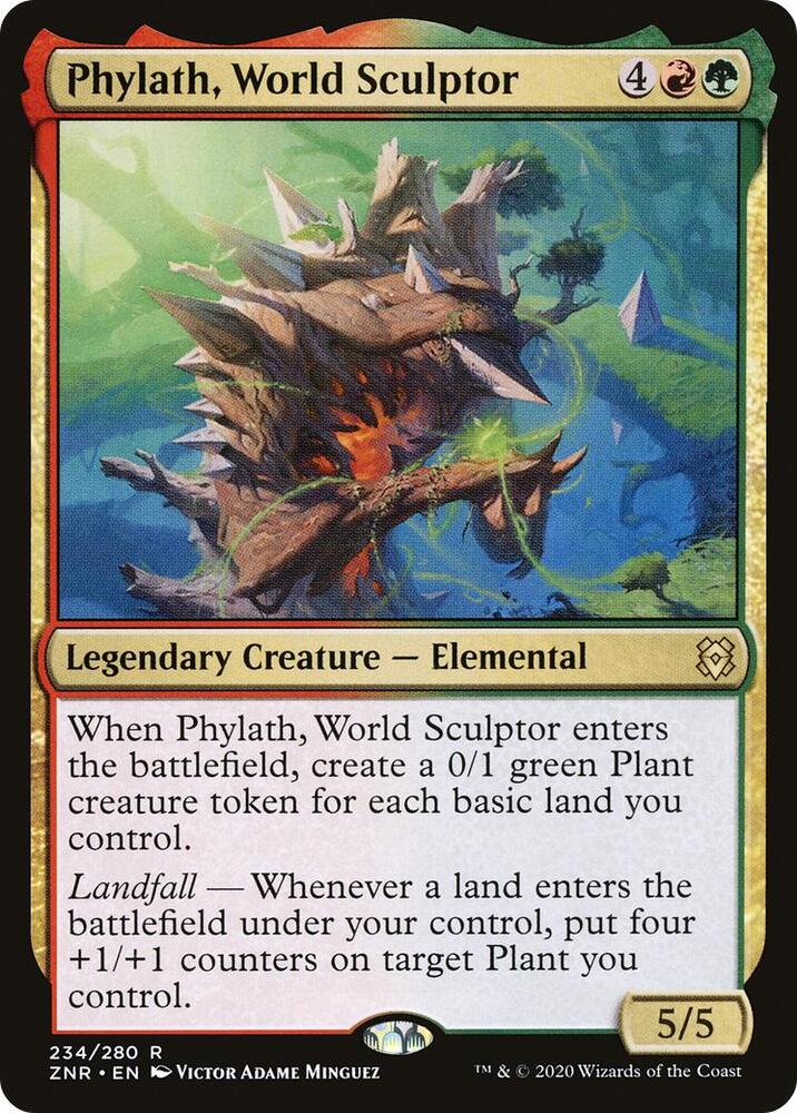 Phylath, World Sculptor - Zendikar Rising (ZNR) NM *FOIL*