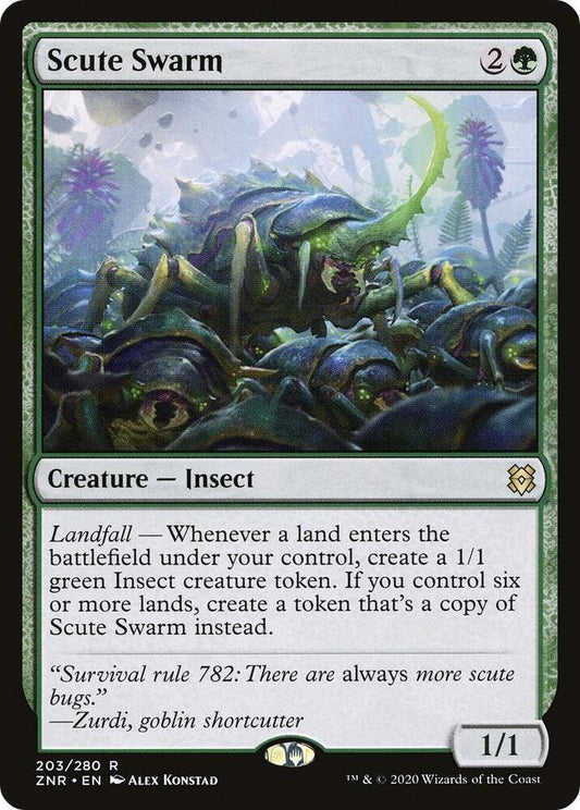 Scute Swarm - Zendikar Rising (ZNR) LP *FOIL*