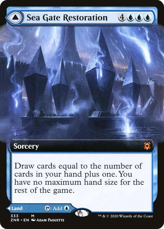 Sea Gate Restoration (Extended Art) - Zendikar Rising (ZNR) LP *FOIL*
