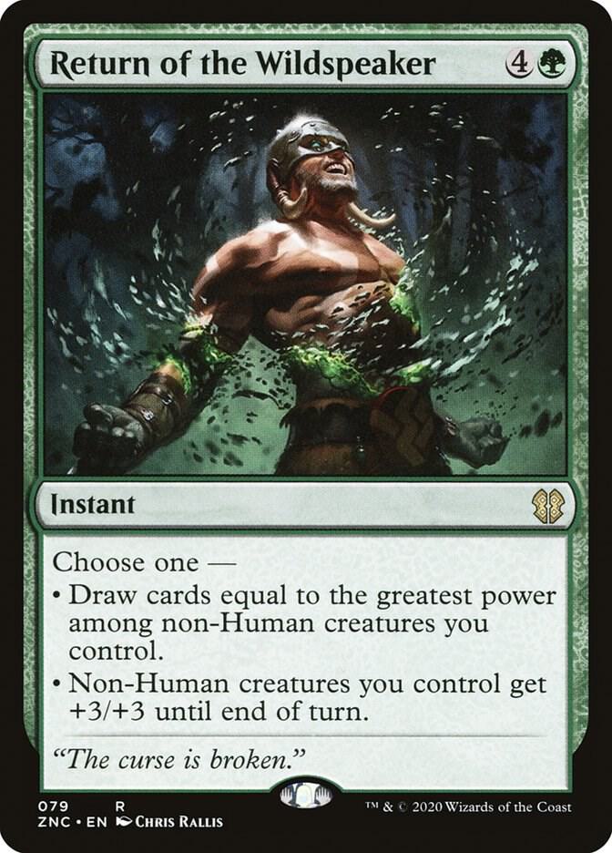Return of the Wildspeaker - Commander: Zendikar Rising (ZNC) NM