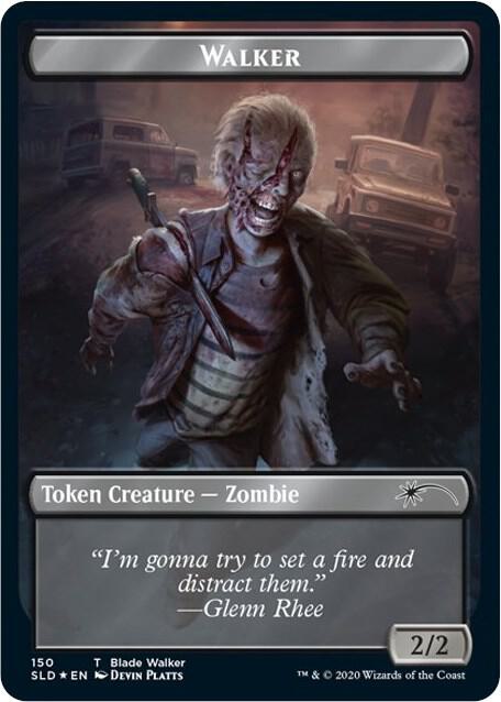 Walker (Blade Walker // Winslow) Double-sided Token - Secret Lair Drop Series (SLD) NM *FOIL*