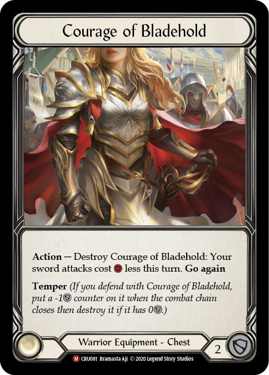 Courage of Bladehold - Crucible of War (CRU) 1st edition NM