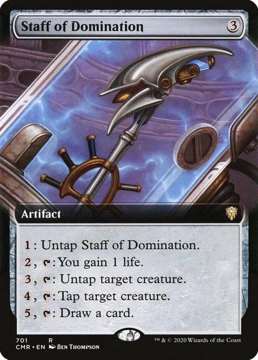 Staff of Domination (Extended Art) - Commander Legends (CMR) LP