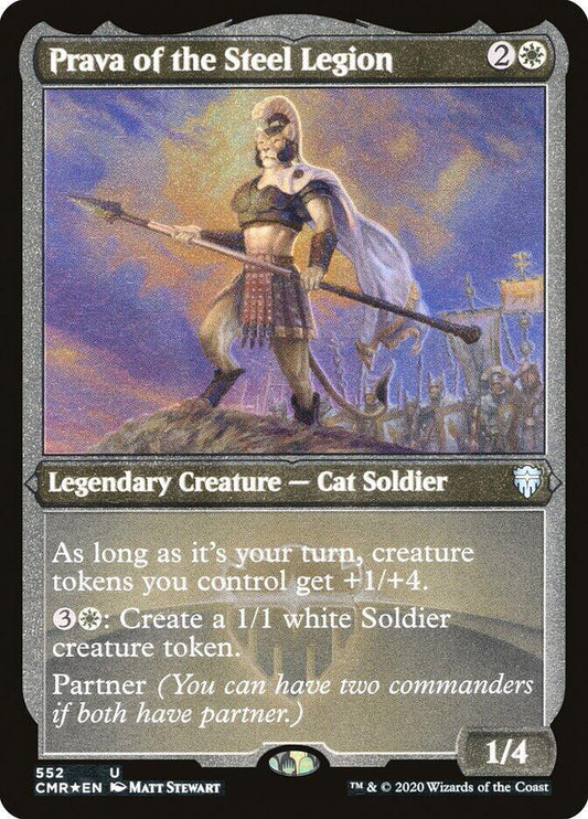 Prava of the Steel Legion (Foil Etched) - Commander Legends (CMR) LP *FOIL*