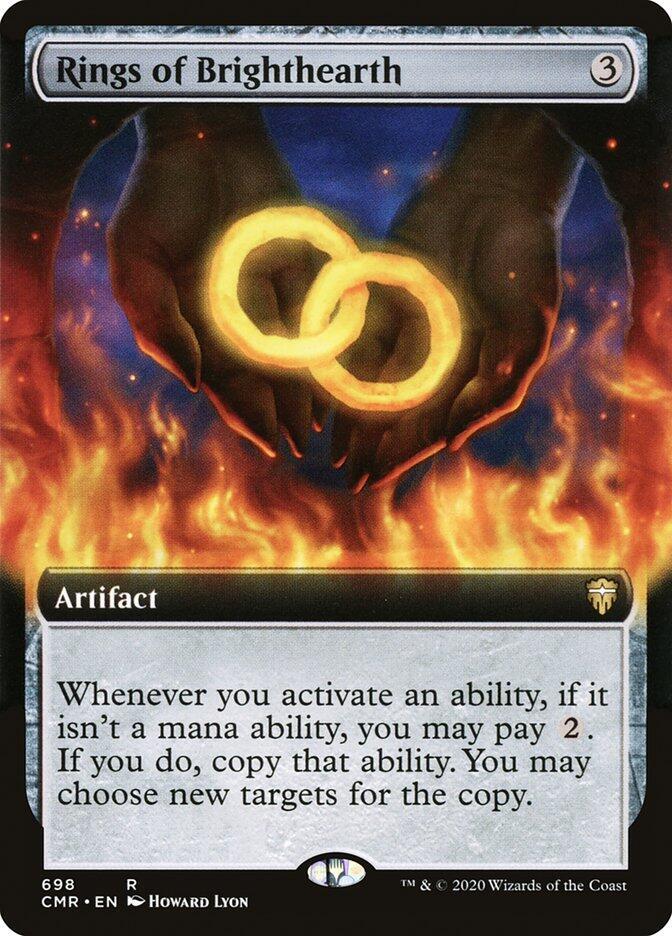 Rings of Brighthearth (Extended Art) - Commander Legends (CMR) NM