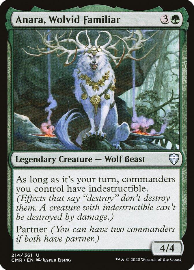 Anara, Wolvid Familiar - Commander Legends (CMR) NM