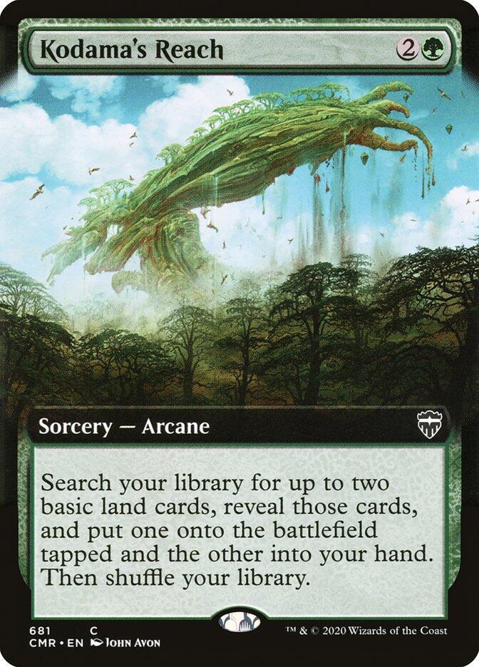 Kodama's Reach (Extended Art) - Commander Legends (CMR) NM
