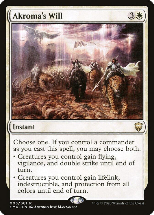 Akroma's Will - Commander Legends (CMR) NM