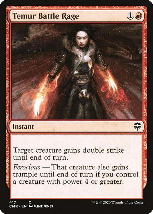 Temur Battle Rage - Commander Legends (CMR) NM