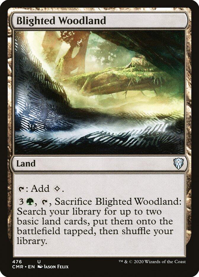 Blighted Woodland - Commander Legends (CMR) NM