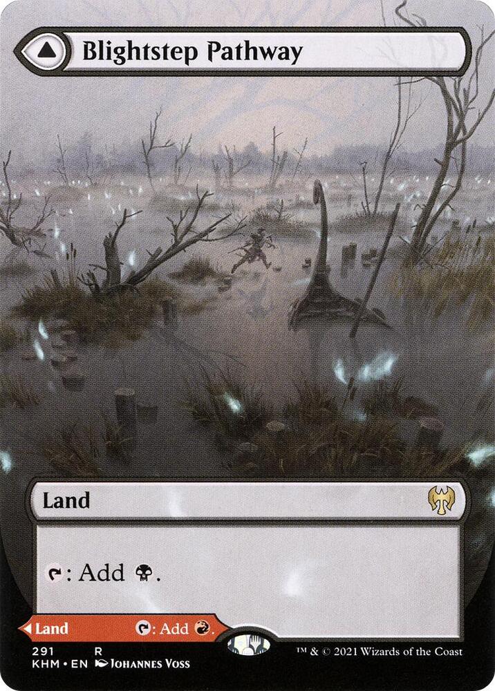Blightstep Pathway (Borderless) - Kaldheim (KHM) NM
