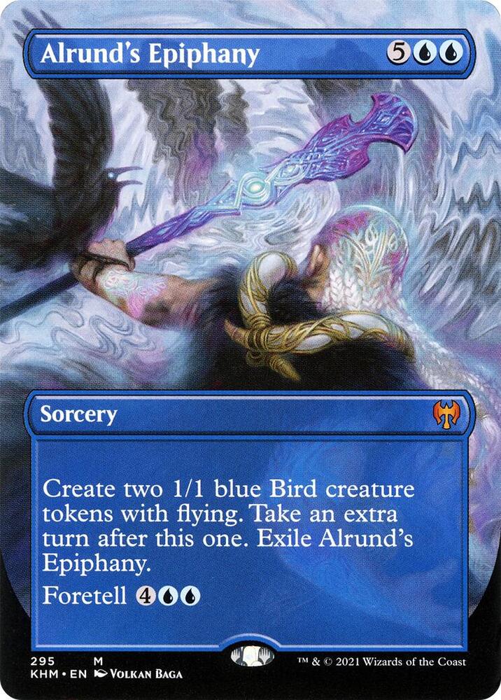 Alrund's Epiphany (Borderless) - Kaldheim (KHM) NM