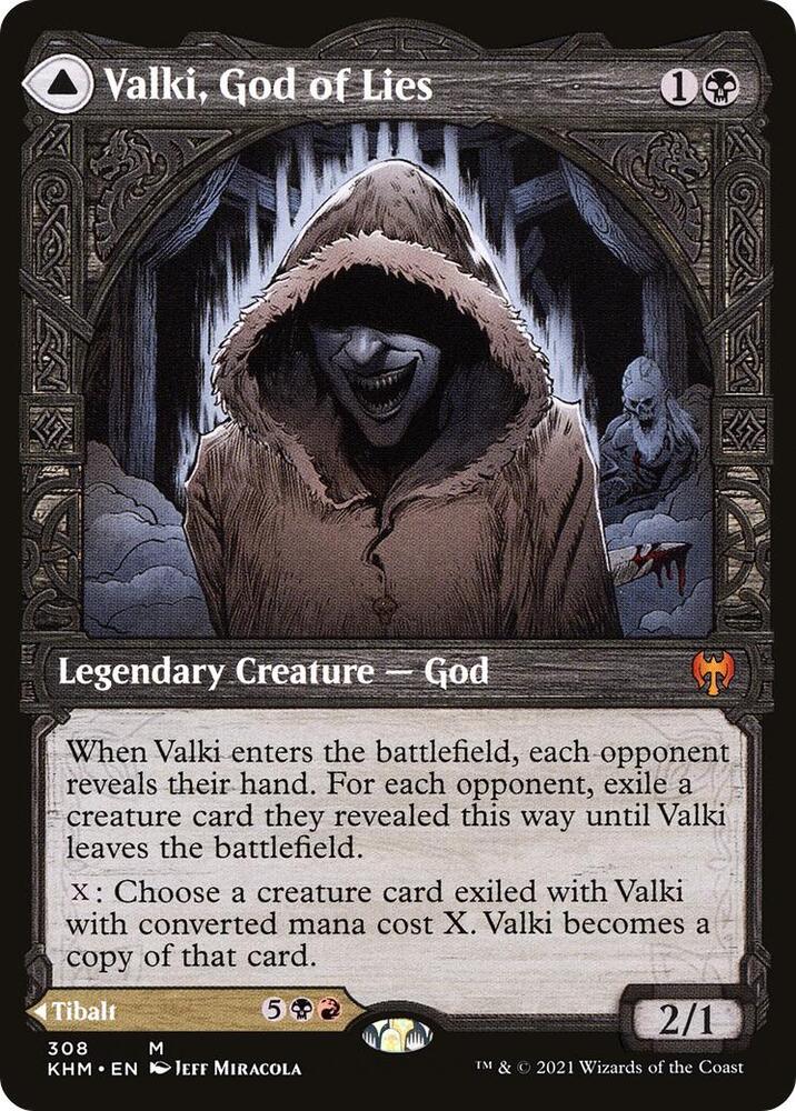 Valki, God of Lies (Showcase) - Kaldheim (KHM) NM