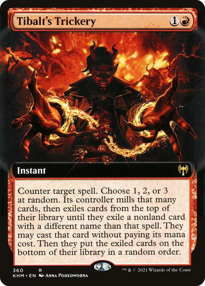 Tibalt's Trickery (Extended Art) - Kaldheim (KHM) NM