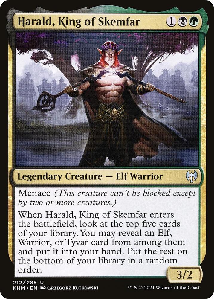 Harald, King of Skemfar - Kaldheim (KHM) NM *FOIL*