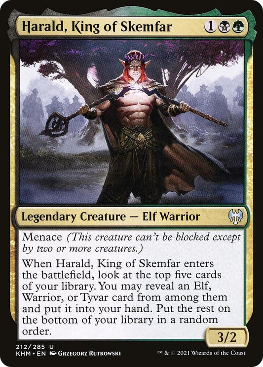 Harald, King of Skemfar - Kaldheim (KHM) NM *FOIL*