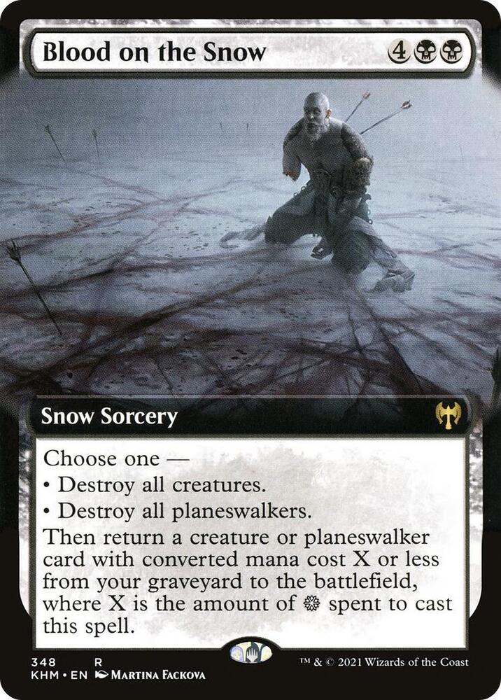 Blood on the Snow (Extended Art) - Kaldheim (KHM) LP *FOIL*