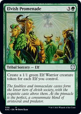 Elvish Promenade - Commander: Kaldheim (KHC) NM