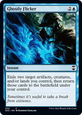 Ghostly Flicker - Commander: Kaldheim (KHC) NM