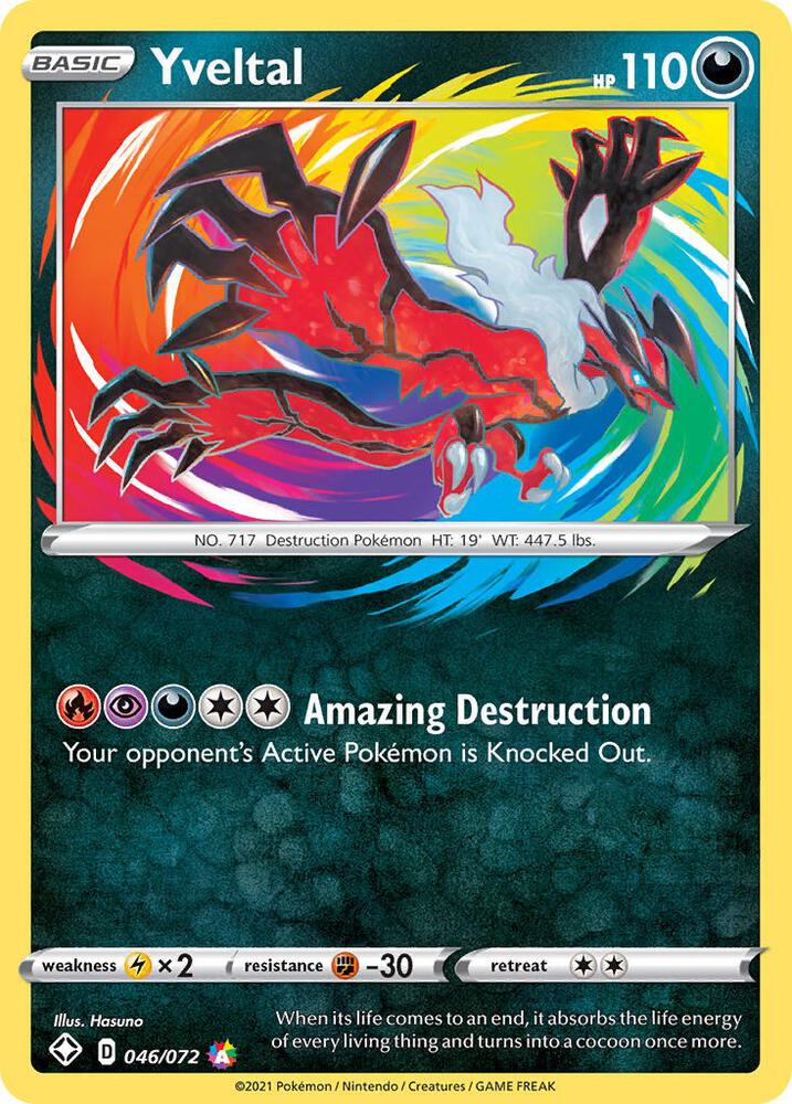 Yveltal - Shining Fates (SHF) NM *FOIL*