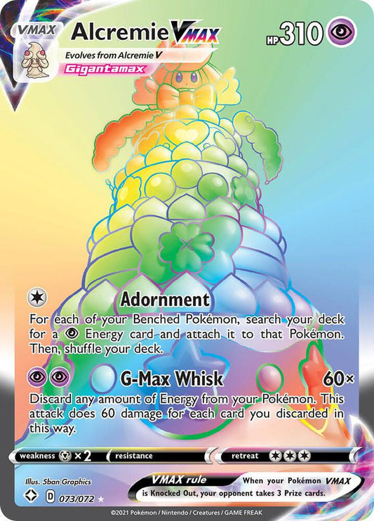 Alcremie VMAX (Secret) - Shining Fates (SHF) NM *FOIL*