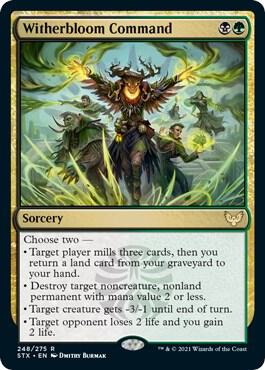 Witherbloom Command - Strixhaven: School of Mages (STX) NM