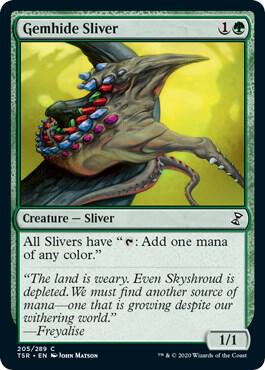 Gemhide Sliver - Time Spiral: Remastered (TSR) NM