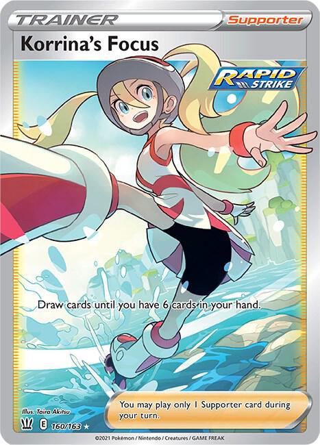 Korrina's Focus (Full Art) - SWSH05: Battle Styles (SWSH05) LP *FOIL*
