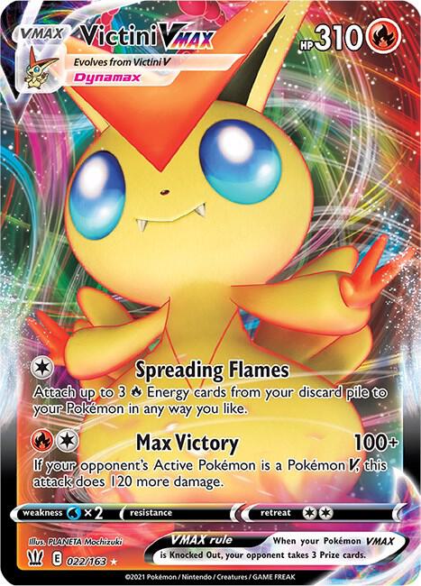 Victini VMAX - SWSH05: Battle Styles (SWSH05) NM *FOIL*