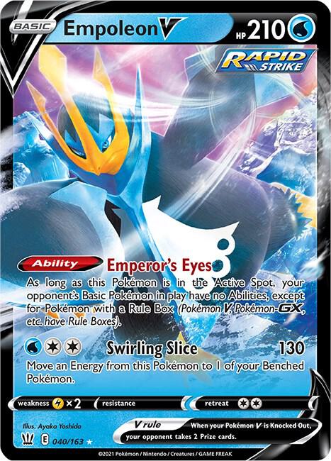 Empoleon V - SWSH05: Battle Styles (SWSH05) NM *FOIL*