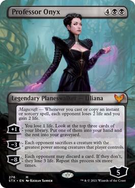 Professor Onyx (Borderless) - Strixhaven: School of Mages (STX) NM