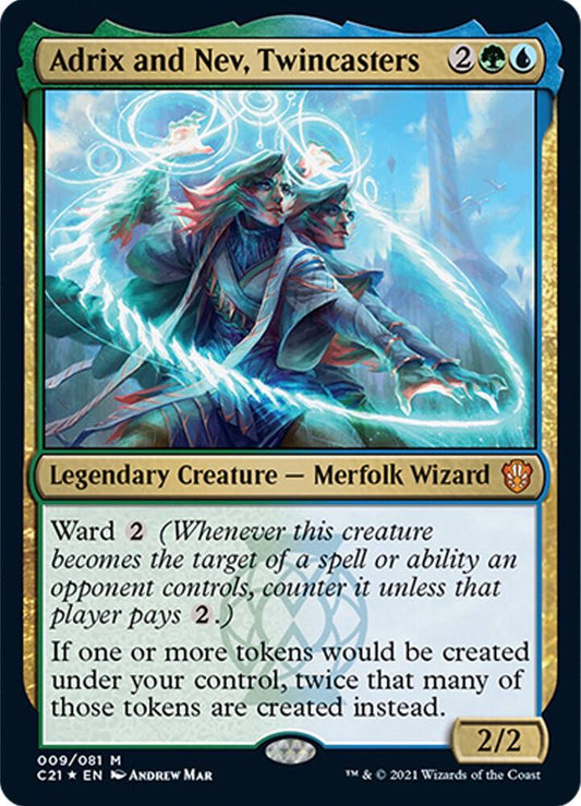 Adrix and Nev, Twincasters - Commander 2021 (C21) NM *FOIL*