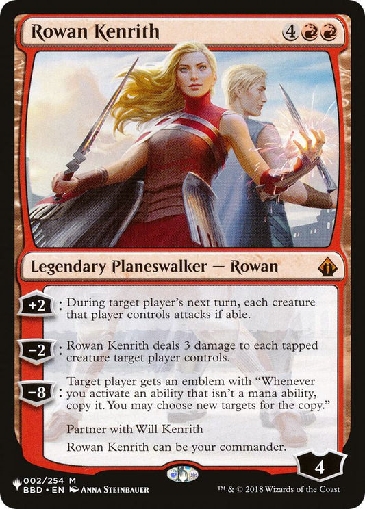 Rowan Kenrith - The List Reprints (LIST) LP