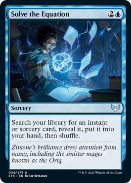 Solve the Equation - Strixhaven: School of Mages (STX) NM