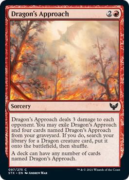 Dragon's Approach - Strixhaven: School of Mages (STX) NM