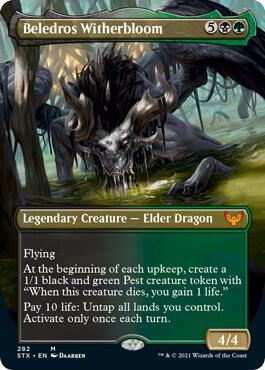 Beledros Witherbloom (Borderless) - Strixhaven: School of Mages (STX) NM