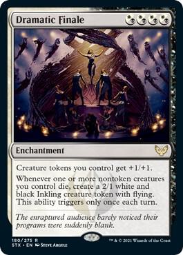 Dramatic Finale - Strixhaven: School of Mages (STX) LP *FOIL*