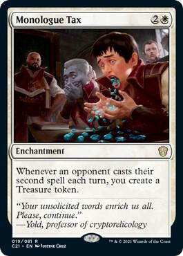 Monologue Tax - Commander 2021 (C21) NM