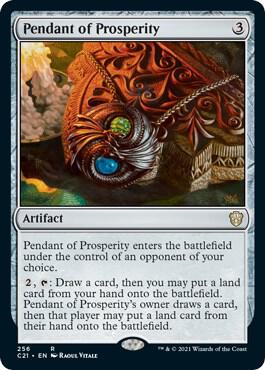 Pendant of Prosperity - Commander 2021 (C21) NM