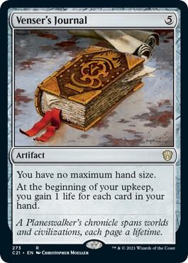 Venser's Journal - Commander 2021 (C21) NM