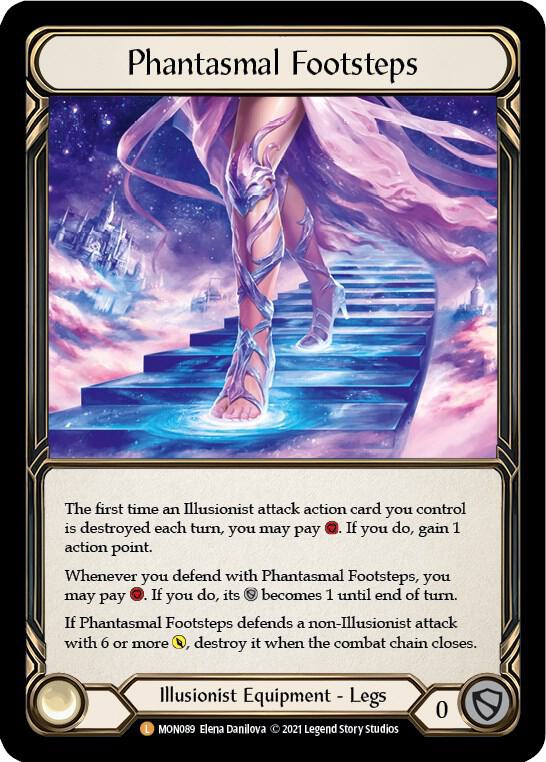 Phantasmal Footsteps - Monarch (MON) NM *Rainbow Foil*