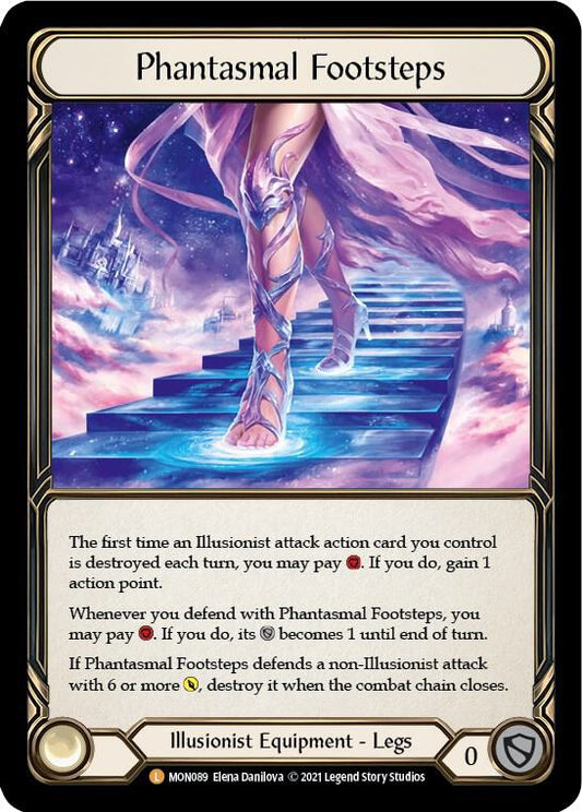 Phantasmal Footsteps - Monarch (MON) NM *Rainbow Foil*