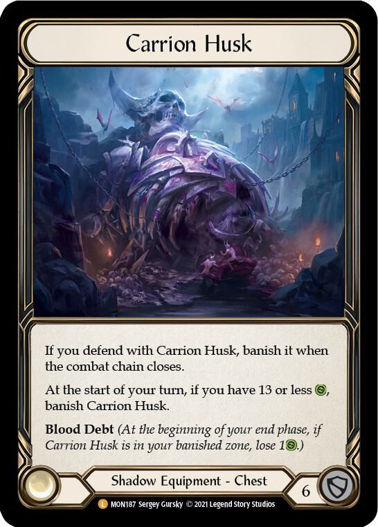Carrion Husk - Monarch (MON) Rainbow Foil NM
