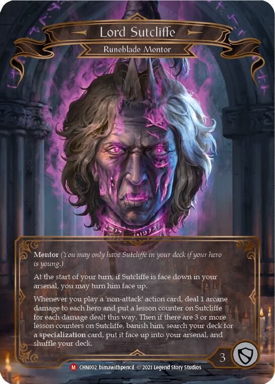 Lord Sutcliffe - Blitz Deck: Monarch - Chane (CHN) LP
