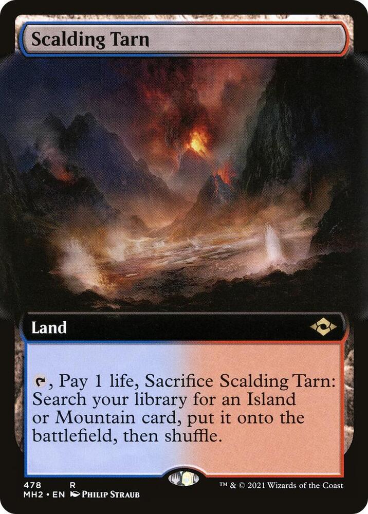 Scalding Tarn (Extended Art) - Modern Horizons 2 (MH2) NM *FOIL*