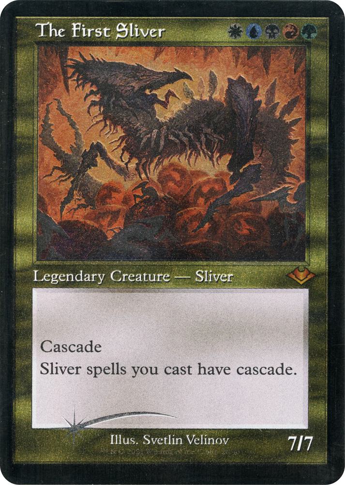 The First Sliver (Retro Frame) (Foil Etched) - Modern Horizons (MH1) NM *FOIL*